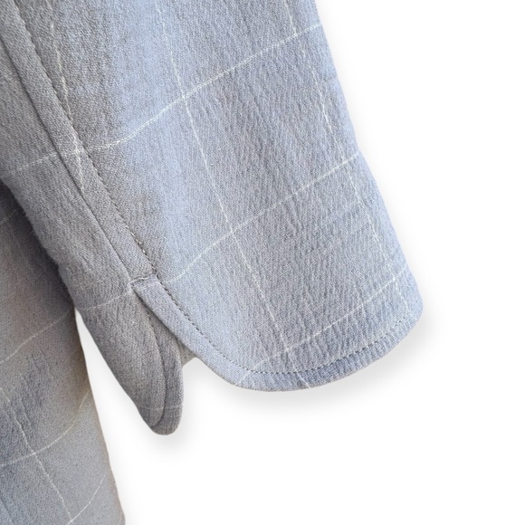 Madewell Larsen Linen Blend Relaxed Windowpane Blazer - Picture 11 of 13